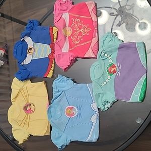 5 Disney princess onesies